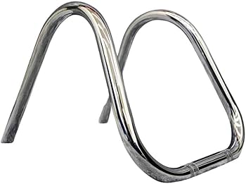 Amazon | DJハン 7/絞り22.2πパイプハンドル メッキ アップハンドル